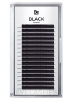 Черные ресницы Be Perfect L/0,10 09 mm, 16 линий