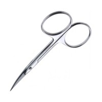 Ножницы маникюрные закругленные; серебряные с проф. ручной заточкой, Zinger zSPr-B-131-S-SH-Salon