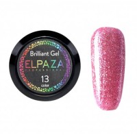 Гель-краска ELPAZA (Эльпаза) Brilliant Gel #13, для дизайна, 5мл