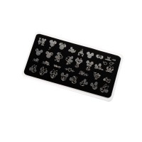 Пластина для стемпинга TNL Premium - Mr.&Mrs. Mouse (088)