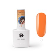 Гель-лак Mandarin sun №01 - мандариновое солнце, ADRICOCO, (8 мл) Гель-лак Mandarin sun №01 - мандариновое солнце, ADRICOCO, (8 мл)