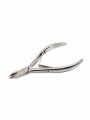 Кусачки маник., Zinger, для кожи малые с 2 пружинами; матовые; ручная заточка