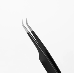 Пинцет для наращивания Rili тип L (5 мм) Black Line