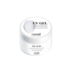 Камуфлирующий УФ-гель (цвет: фарфоровый френч), 15 г №4070, ruNail