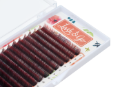 Омбре ресницы Lash&Go микс 0,10/C/7-14 mm "Красный" (16 линий) Омбре ресницы Lash&Go микс 0,10/C/7-14 mm "Красный" (16 линий)