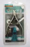 Кусачки маник. для кожи малые со спир. пружиной; матовые; ручная заточка, Zinger zp-PT-01(6)-M SPIR