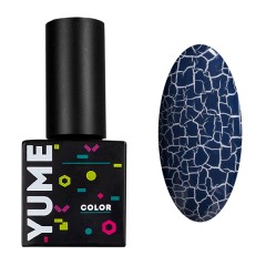 Лак для дизайна YUME COLOR Crack Dark Blue, 8мл