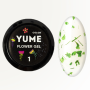 Гель YUME COLOR Flower № 1, 5 гр Гель YUME COLOR Flower № 1, 5 гр