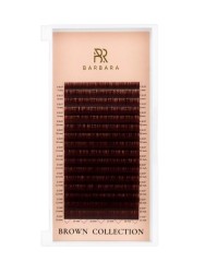 Ресницы коричневые BARBARA GLINTWEIN микс В 0.10 4-11mm 16 линий