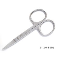 Ножницы маникюрные для ногтей серебро с ручной заточкой(B116S), Zinger zSPr-BS-035BS-SH-Salon Ножницы маникюрные для ногтей серебро с ручной заточкой(B116S), Zinger zSPr-BS-035BS-SH-Salon