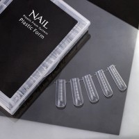 Многоразовые пластиковые верхние формы для наращивания и моделирования ногтей полигелем 100шт