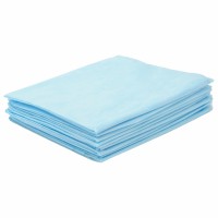 Простыни в сложении 70*200, голубые, 20шт, 14гр/м2