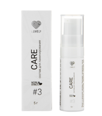 Состав для ламинирования Lovely № 3 &quot;Care&quot;, 5мл