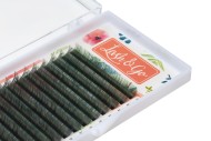 Омбре ресницы Lash&Go микс 0,07/D/8-13 mm "Зеленый" (6 линий) Омбре ресницы Lash&Go микс 0,07/D/8-13 mm "Зеленый" (6 линий)