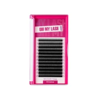 Ресницы черные OH! MY LASH в пучках 5D-U - 12 линий - MIX C 0.07 7-12мм
