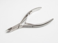 Кусачки маник., Zinger, для кожи с 2 пружинами; матовые; ручная заточка