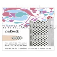 Фотодизайн (Черный горошек) №1868, ruNail