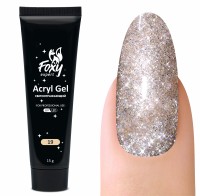 Акрил-гель светоотражающий (Acryl gel FLASH) #19, 15 ml, Foxy Expert