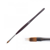 Кисть для маникюра Soline Charms для градиента омбре, коричневая