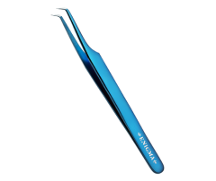 Пинцет Мини-L 90° new Enigma (Blue metallic, с ручной заточкой extra-sharp)