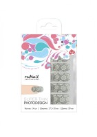 Фотодизайн (Белые хризантемы) №1863, ruNail