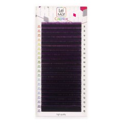 Ресницы Ombre Purple Le Maitre "Caprice" 20 линий L 0.07 MIX 6-13 mm