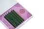 Цветные ресницы Enigma "Green" микс 0,10/C/7-12 mm (6 линий)