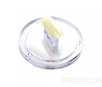 Держатель для типс круглый - прозрачный, TNL