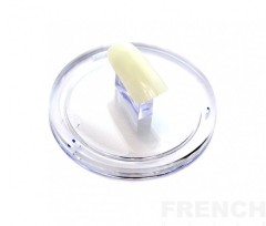 Держатель для типс круглый - прозрачный, TNL