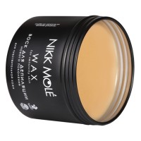 Воск для депиляции Nikk Mole, Глянцевое золото, 200 г (в банке)