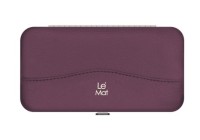 Магнитный кейс Le Maitre для 6 пинцетов Nature Leather Purple