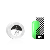 3D Гель-паста для объемных рисунков POLE №01 неоново-зеленая (6 мл.)