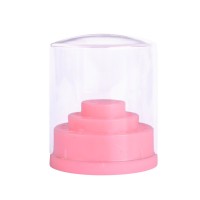 Подставка для фрез 3-х ярусная круглая на 48 интрументов с крышкой