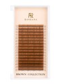 Ресницы коричневые BARBARA Quartz МИКС L 0.10 7-15mm 16 линий