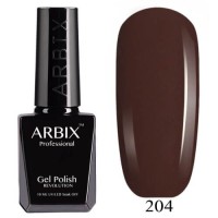 Гель-лак ARBIX (Арбикс) №204 Американский Брауни, 10 мл