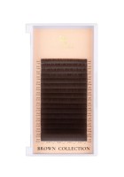 Ресницы коричневые BARBARA Tiramisu МИКС M 0.10 7-15mm 16 линий