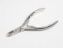 Кусачки маник., Zinger, для кожи с 2 пружинами, 2spr, матовые, ручная заточка