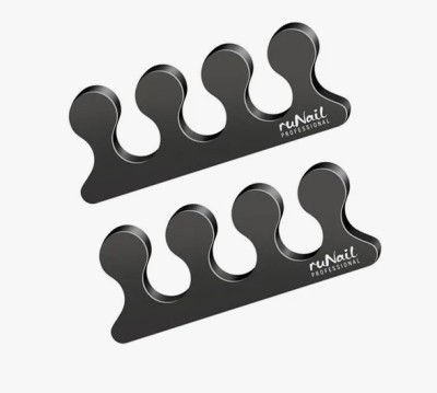 Разделители для пальцев ног (черные, 9 мм) №1380 ruNail