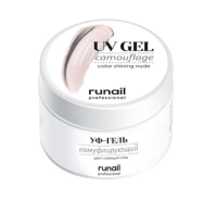 Камуфлирующий УФ-гель (цвет: сияющий нюд), 15 г №4073, ruNail