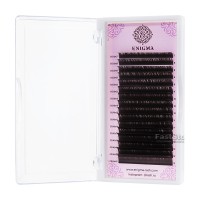 Черные ресницы Enigma микс 0,07/M/6-13 mm (16 линий)