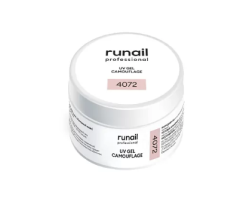 Камуфлирующий УФ-гель (цвет: холодный нюд), 15 г №4072, ruNail