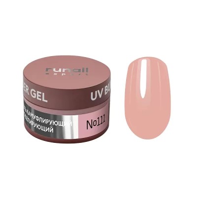 Гель моделирующий UV BUILDER GEL Runail Expert №111, 15г банка