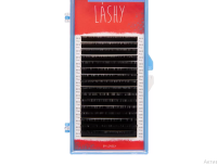 Ресницы чёрные LASHY, M 0.07 9-12мм - 16 линий - MIX