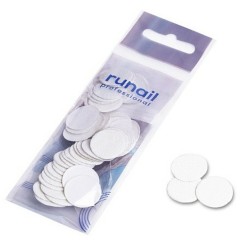 Сменные файлы (цвет: белый), размер М (20 мм), 240 грит, 50шт. №7107, ruNail