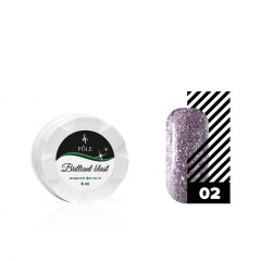 Жидкая фольга POLE Brilliant blast №02 Аметистовая (6 мл.)