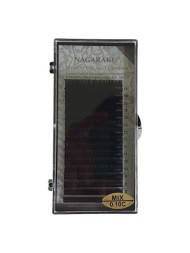 Ресницы Nagaraku черные, миксы 0.1, C, 7-15mm, 16 линий Ресницы Nagaraku черные, миксы 0.1, C, 7-15mm, 16 линий