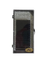 Ресницы Nagaraku черные, миксы 0.1, C, 7-15mm, 16 линий