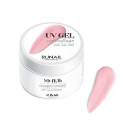 Камуфлирующий УФ-гель (цвет: Нежный лепесток), 56 г №3747, ruNail