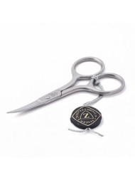 Ножницы маникюрные для ногтей с ручной заточкой(серебряные) (ana-88), Zinger zo-B-116-S-SH