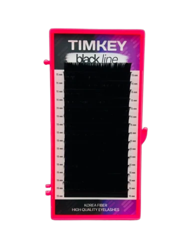 Черные ресницы Timkey L 0.07 11mm 16 линий